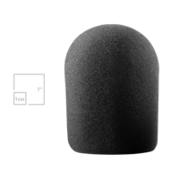 LARGE STUDIO FOAM WINDSCREEN (BLACK)